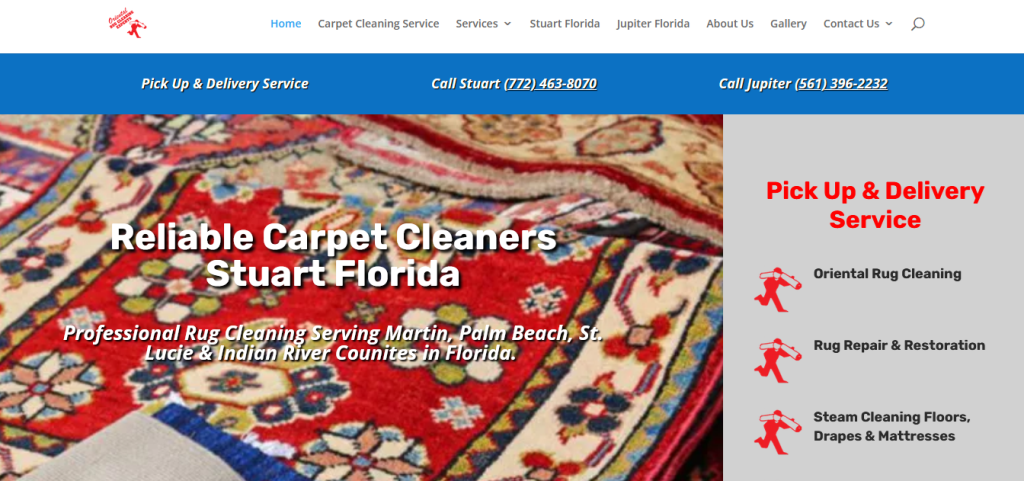 RELIABLE CARPET CLEANERS DESIGNED BY ABJ SERVICES STUART FLORIDA